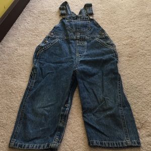 🐳5/$10 faded glory little boy overalls size 24m